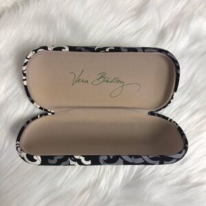 Vera Bradley Black White Gray Patterned Eyeglasses Case